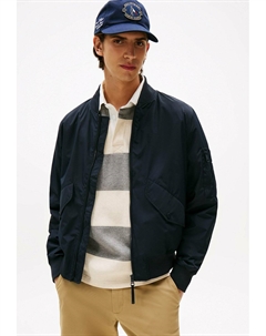 Куртка-бомбер PACKABLE WATER REPELLENT RELAXED, синий Tommy hilfiger