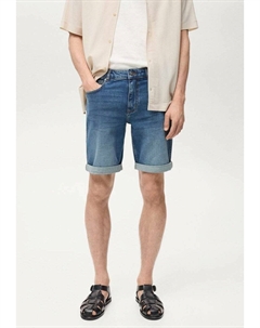 Джинсовые шорты ROCK, темно-синий Mango