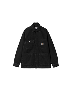 Гарнизонное пальто мужское черное, Black Carhartt wip