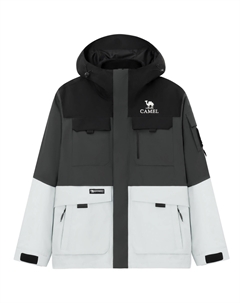 Капсульная ветровка для мужчин, Phantom Black/Ink Gray/Glacier Gray Camel