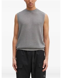 Фактурный свитер без рукавов, серый Y-3