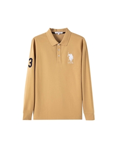 Футболка поло мужская, чисто белый U.s. polo assn.