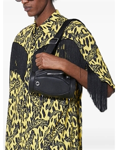 Рубашка с леопардовым принтом и бахромой, желтый Fiorucci