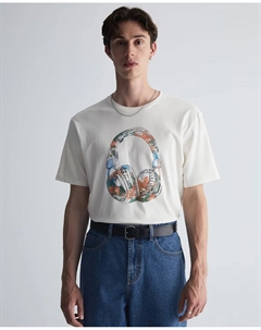 Футболка с капюшоном, белый Сфера