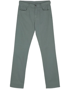 Брюки с нашивкой-логотипом, зеленый Canali