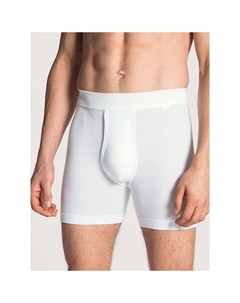 Брюки из хлопка 1:1, мягкий пояс, тонкая резинка, мужские, белый Calida