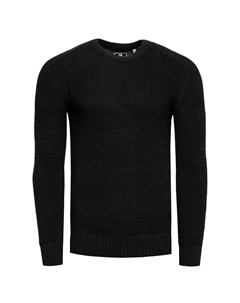 Пуловер спортивного дизайна, черный Rusty neal