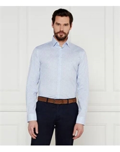Рубашка Slim fit, синий Calvin klein
