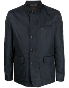 Однобортный пиджак, синий Moorer