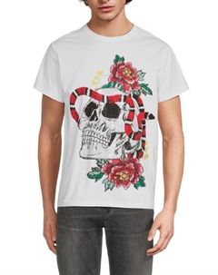 Футболка с графическим принтом Орел или решка, белый X-ray