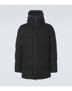 Пуховик из шелка и кашемира, Nero Herno