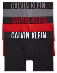 Мужские микротрусы-боксеры Intense Power, 3 шт, мультиколор Calvin klein
