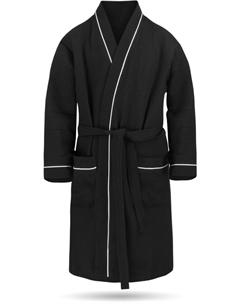 Халат Short Bathrobe, черный Normani