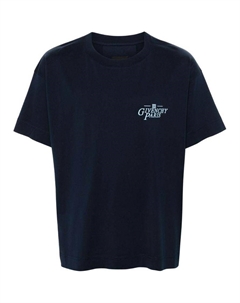 Футболка с принтом, морской синий Givenchy