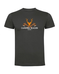 Футболка с коротким рукавом Camping Season, серый Kruskis