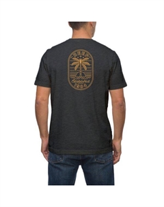 Мужская футболка с принтом "Рай", цвет dark heather gray Reef