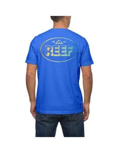 Мужская футболка с принтом sol, цвет vivid blue Reef