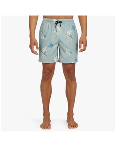 Мужские плавки с цветочным принтом 6,5 дюймов, цвет jade grey Quiksilver