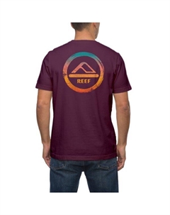 Мужская футболка с рисунком Hanford, бургундия Reef