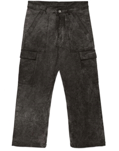 DRKSHDW потертые брюки-карго, коричневый Rick owens