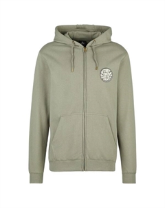 Значок прохода Wettie на молнии - толстовка с капюшоном, зеленый Rip curl