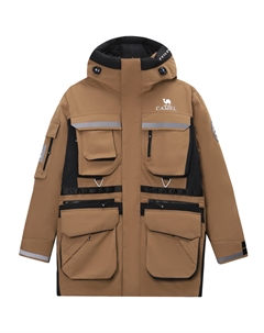 Эверест серия ветровка мужская, Oak Tree Brown/Phantom Black Camel