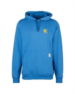 Толстовка с фирменным логотипом - худи, синий Carhartt