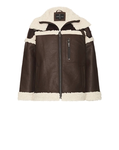Кожаная куртка unity, коричневый Unreal fur