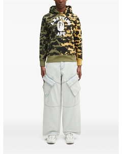 Толстовка с капюшоном BATHING APE 1st Camo College, зеленый A bathing ape®