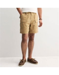 Мужские шорты-карго с эластичными вставками по бокам шириной 7,5 дюймов, цвет medium khaki Croft & barrow