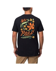 Мужская футболка с ярким принтом, черный Reef