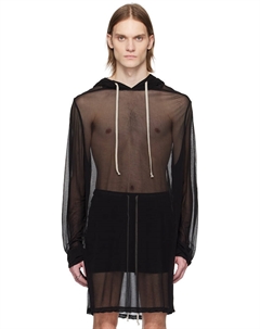 Худи прозрачное Hollywood, черный Rick owens