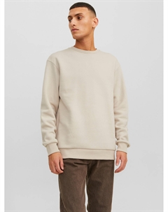 Толстовка Basic Sweater Pullover JJEBRADLEY, песочный Jack & jones