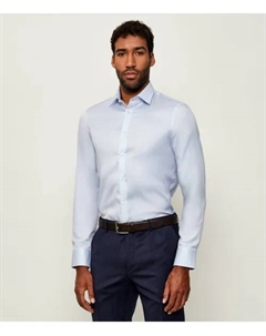 Рубашка Slim fit, синий Calvin klein