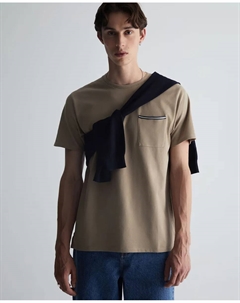 Футболка с карманом, цвет Piedra Сфера