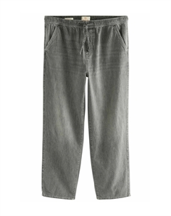 Джинсы прямого кроя ELASTICATED WAIST, серый Next