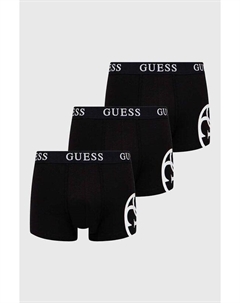Комплект из трех боксеров, черный Guess