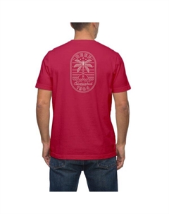 Мужская футболка с принтом "Рай", цвет mountain red Reef