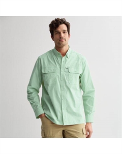 Мужская рубашка с длинным рукавом UPF-50 для активного отдыха, цвет faintless green Sonoma goods for life