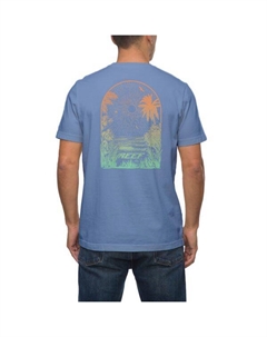 Мужская футболка с графикой Banks, цвет steel blue Reef
