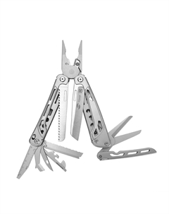 Мультитул 106х43 мм, 19 функций, нержавеющая сталь, серебристый Stinger