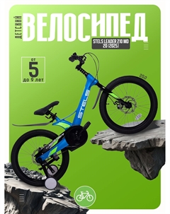 Детский велосипед Leader 210 MD 20, год 2025, цвет Синий Stels
