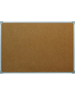 Доска пробковая 45х60 см металлическая рама Attache
