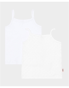 Майка на бретелях 2 шт Button blue