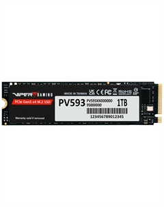 SSD накопитель Patriot Memory Viper PV593 M.2 1TB - PCIe (PV593P1TBM28H) Patriot memory