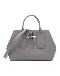 Сумка-тоут из кожи Roseau Longchamp