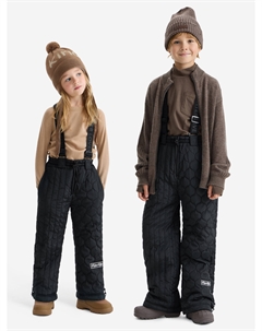 Брюки утепленные, Черный Happy baby