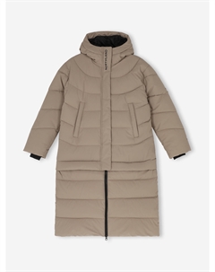 Пальто утепленное для девочек, Коричневый Northland