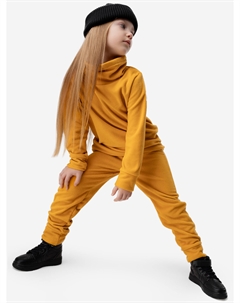 Костюм флисовый для девочек, Желтый Bodo