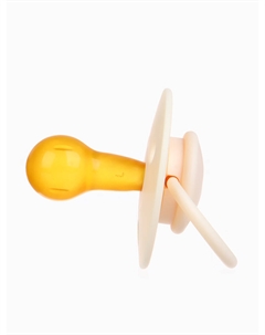 Соска-пустышка, от 6 мес., латекс, классическая, в контейнере, айвори, m&b Mum&baby